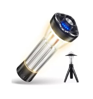 Foto 4 | Linterna Camping Led Farol Recargable 4 En 1 Color Plateado