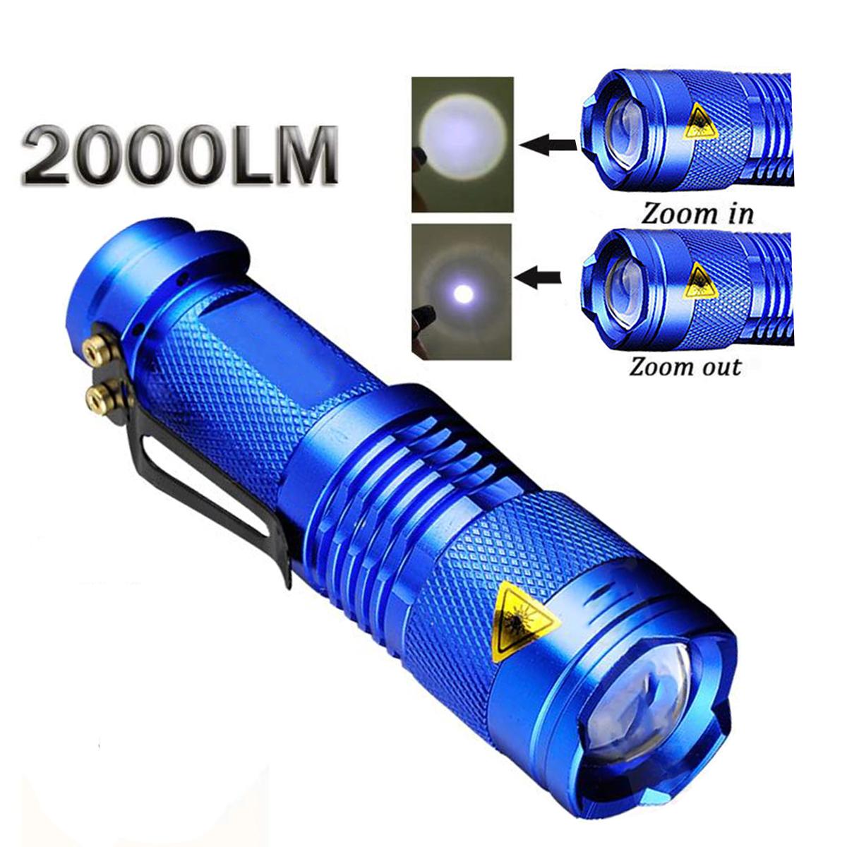Foto 4 pulgar | Linterna Táctica Con Zoom Nocturna Ventdepot Mxlcb-003 3 Piezas Azul