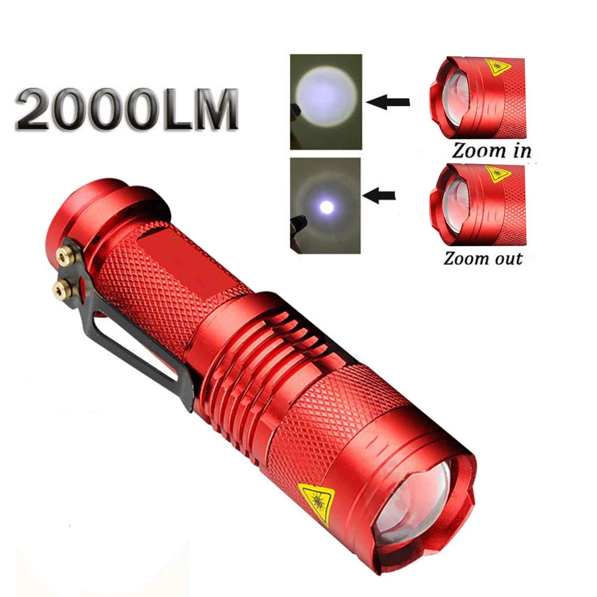 Foto 4 pulgar | Linterna Portátil Led 2000 Lúmenes Ventdepot Mxrci-001 1 Pieza Rojo