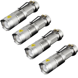Foto 1 | Linternas Led Resistente Militar Ventdepot Mxlcs-004 4 Piezas Gris