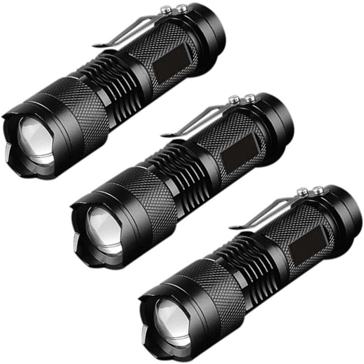 Foto 1 | Lampara Táctica De Ciclismo Ventdepot Mxtct-003 3 Piezas Negro