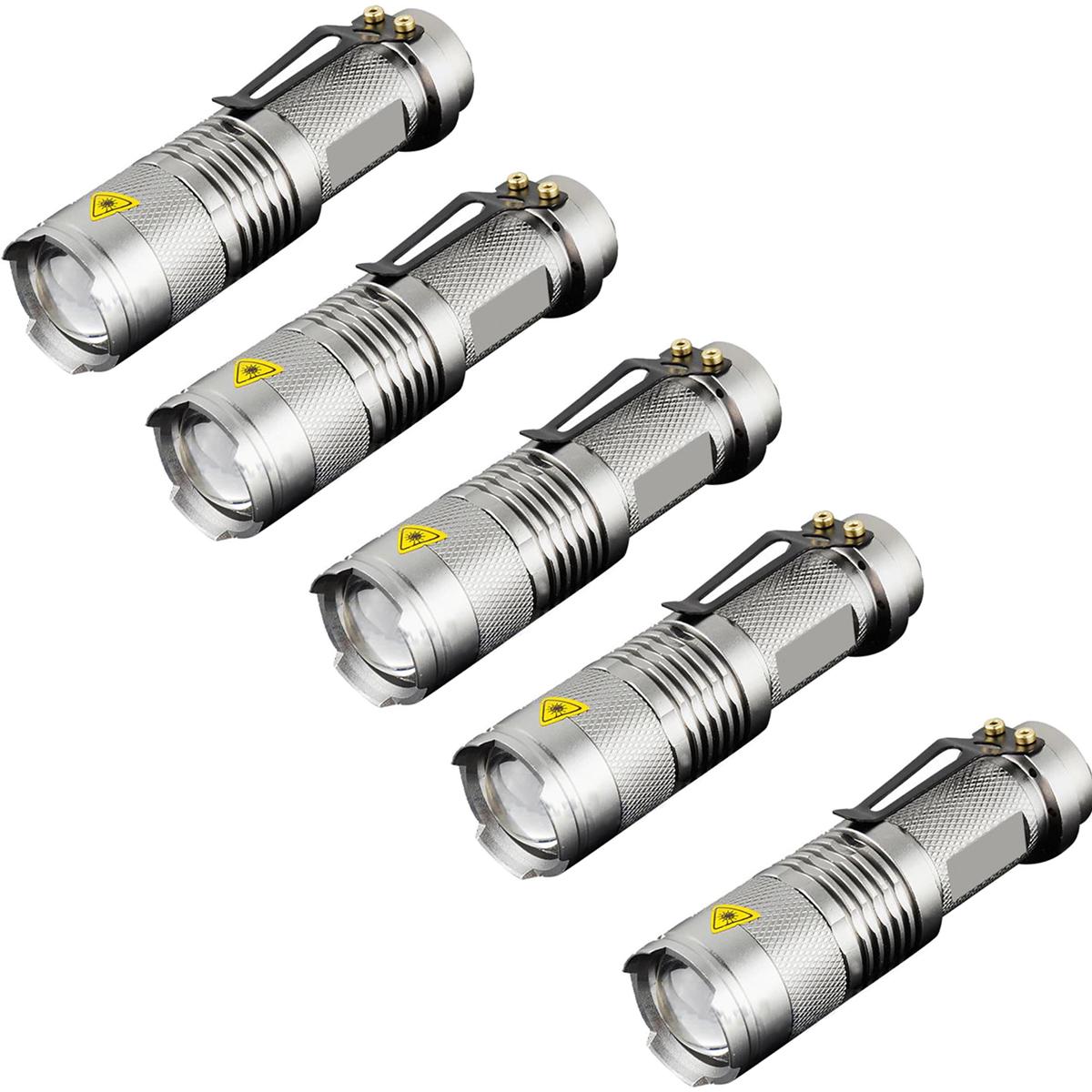 Foto 2 | Linternas Led Para Acampar Ventdepot Mxlcs-005 5 Piezas Gris