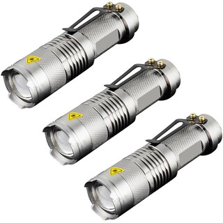 Foto 2 | Linternas Led Contra El Agua Ventdepot Mxlcs-003 3 Piezas Gris