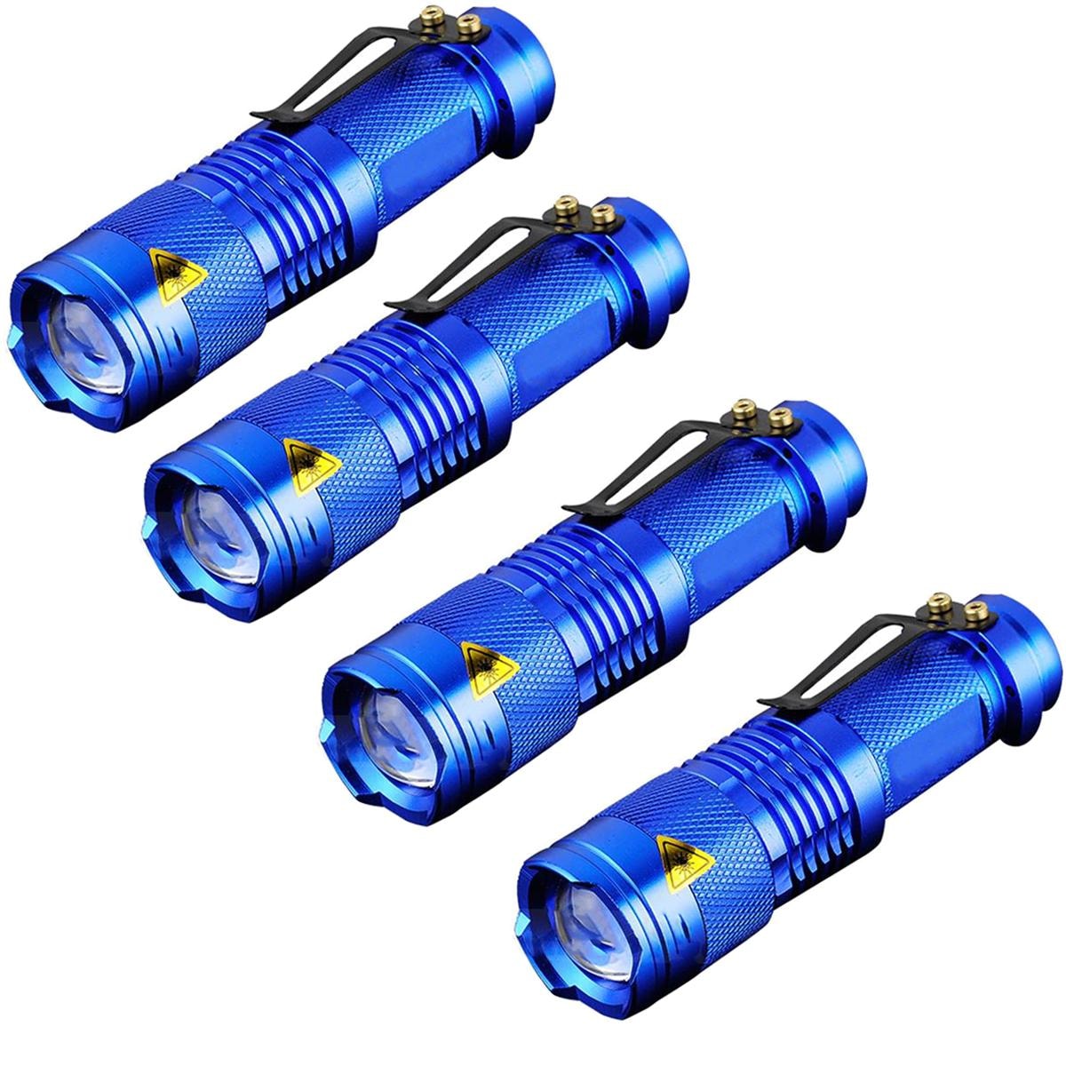 Linterna Táctica 2000 Lúmenes Ventdepot Mxlcb-004 4 Piezas Azul $1,392