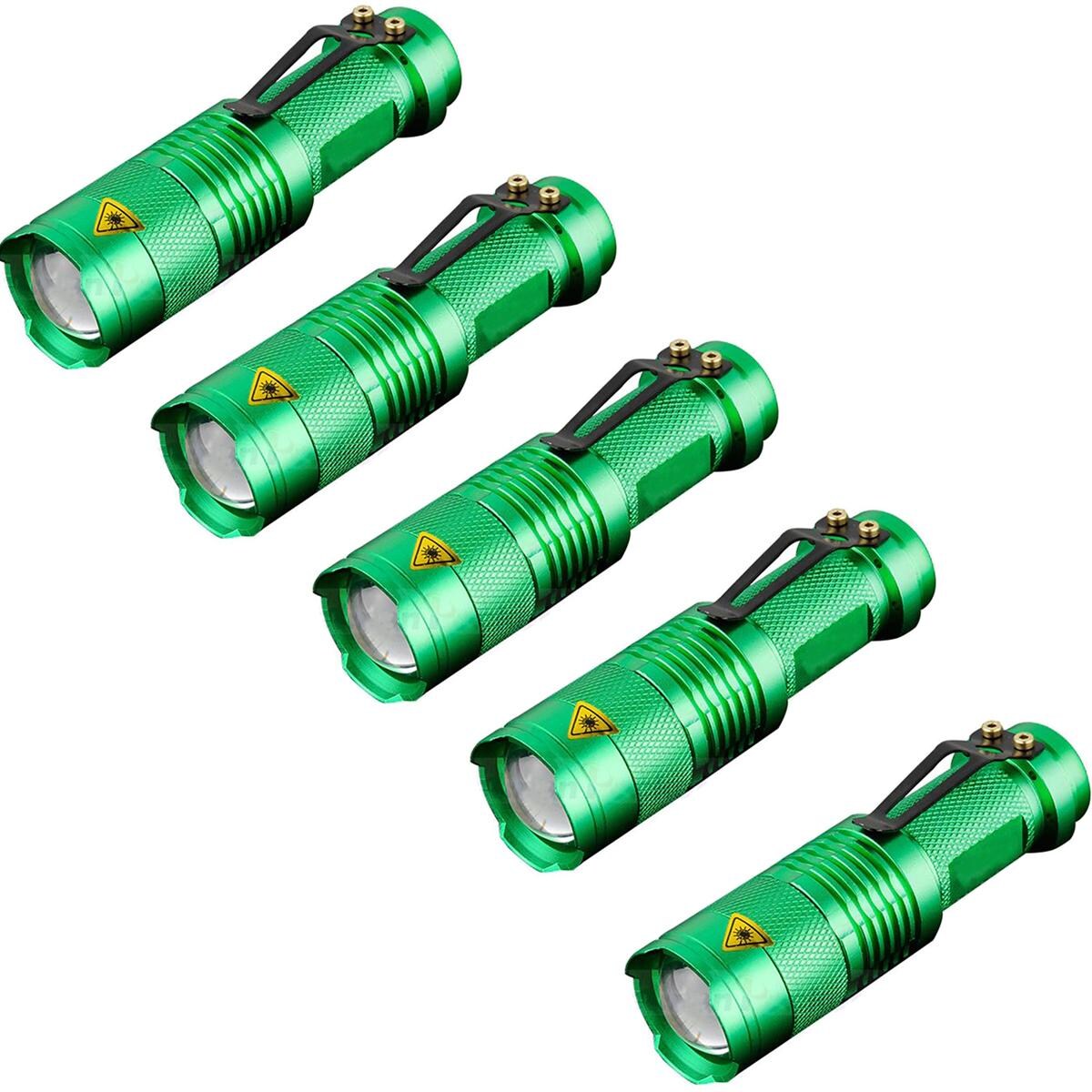 Lamparas Led Con Contra El Agua Ventdepot Mxlcg-005 5 Piezas Verde $1,140