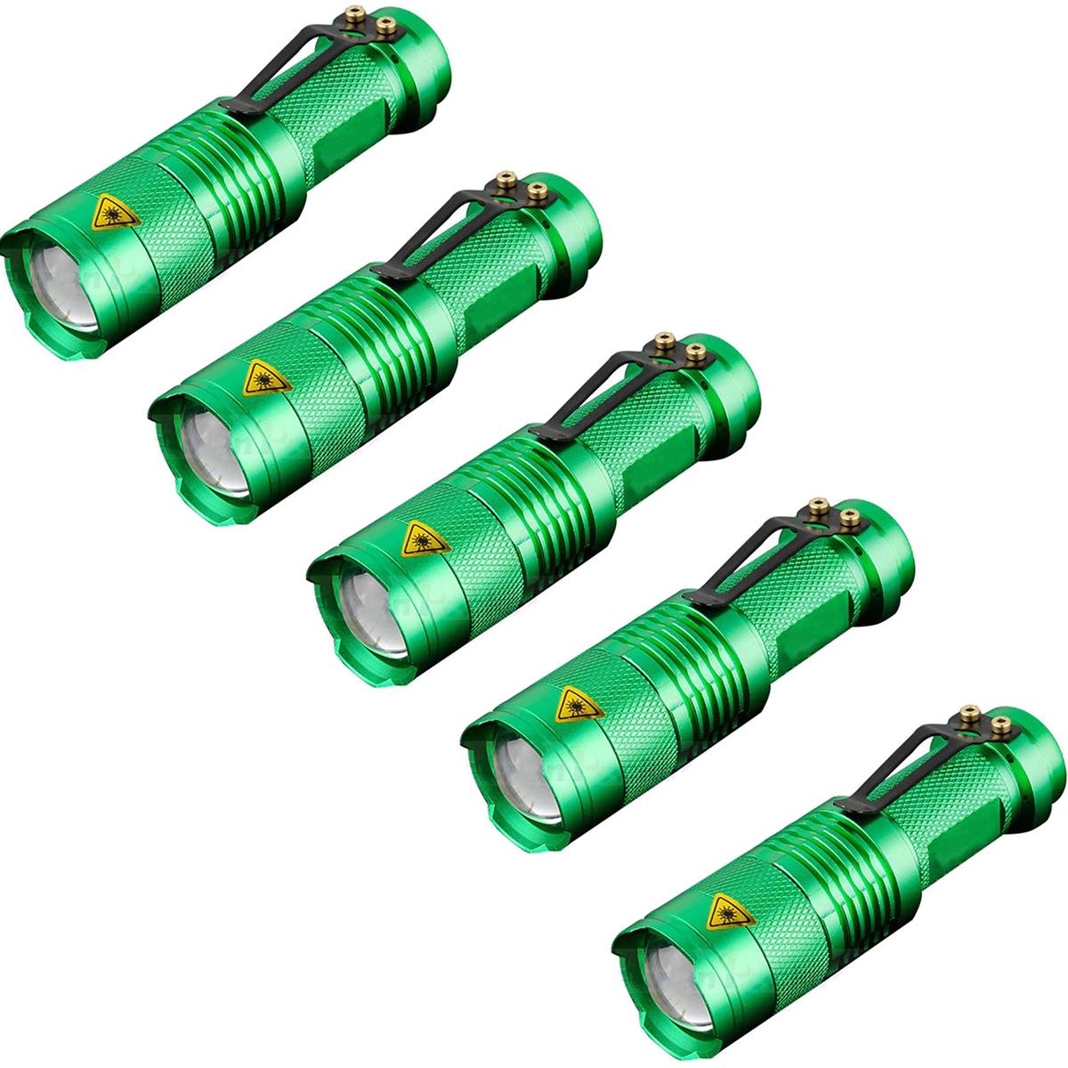 Foto 2 | Lamparas Led Con Contra El Agua Ventdepot Mxlcg-005 5 Piezas Verde