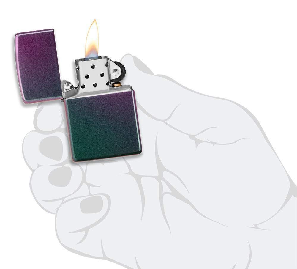Foto 6 pulgar | Encendedor De Bolsillo Zippo Con Logotipo Iridiscente De Zippo Original De Ee. Uu - Venta Internacional.