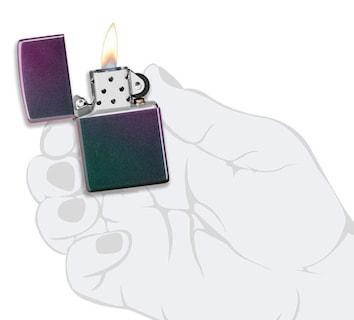 Foto 5 | Encendedor De Bolsillo Zippo Con Logotipo Iridiscente De Zippo Original De Ee. Uu - Venta Internacional.