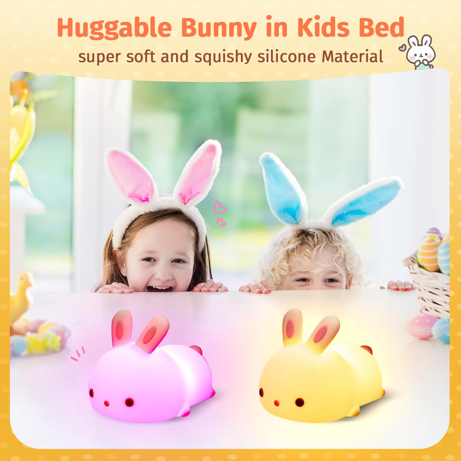 Foto 5 | Night Light One Fire Bunny Para Niños, 16 Colores, Recargable - Venta Internacional.