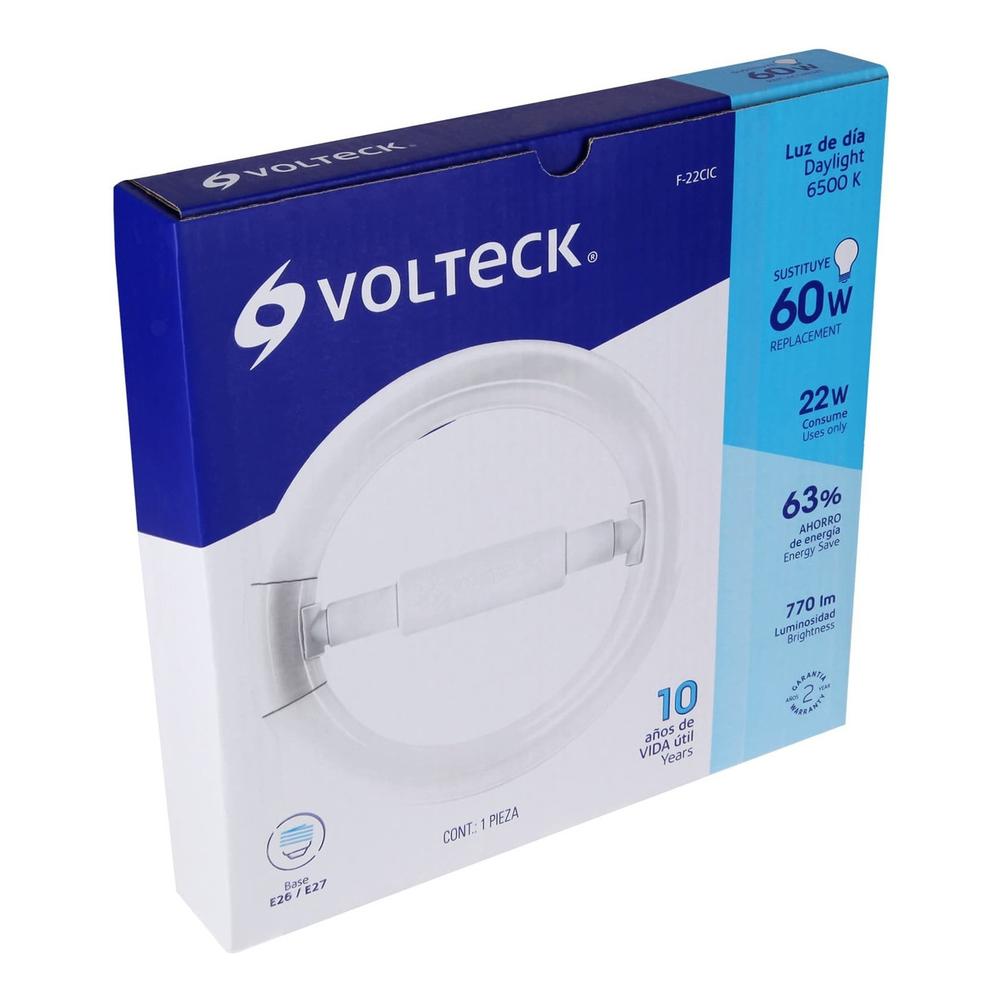 Foto 3 pulgar | Lámpara Circular Volteck F-22cic