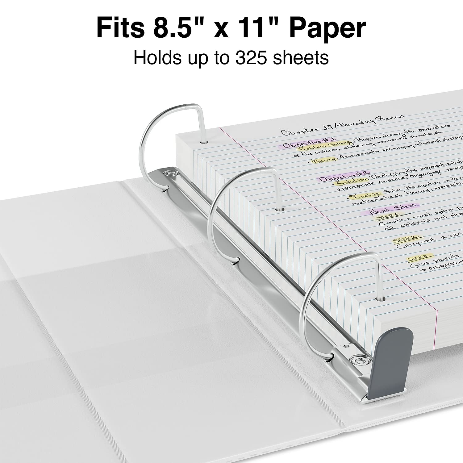 Foto 3 | View Binder Staples 82684 Heavy Duty, 1.5 Pulgadas, Color Blanco - Venta Internacional.
