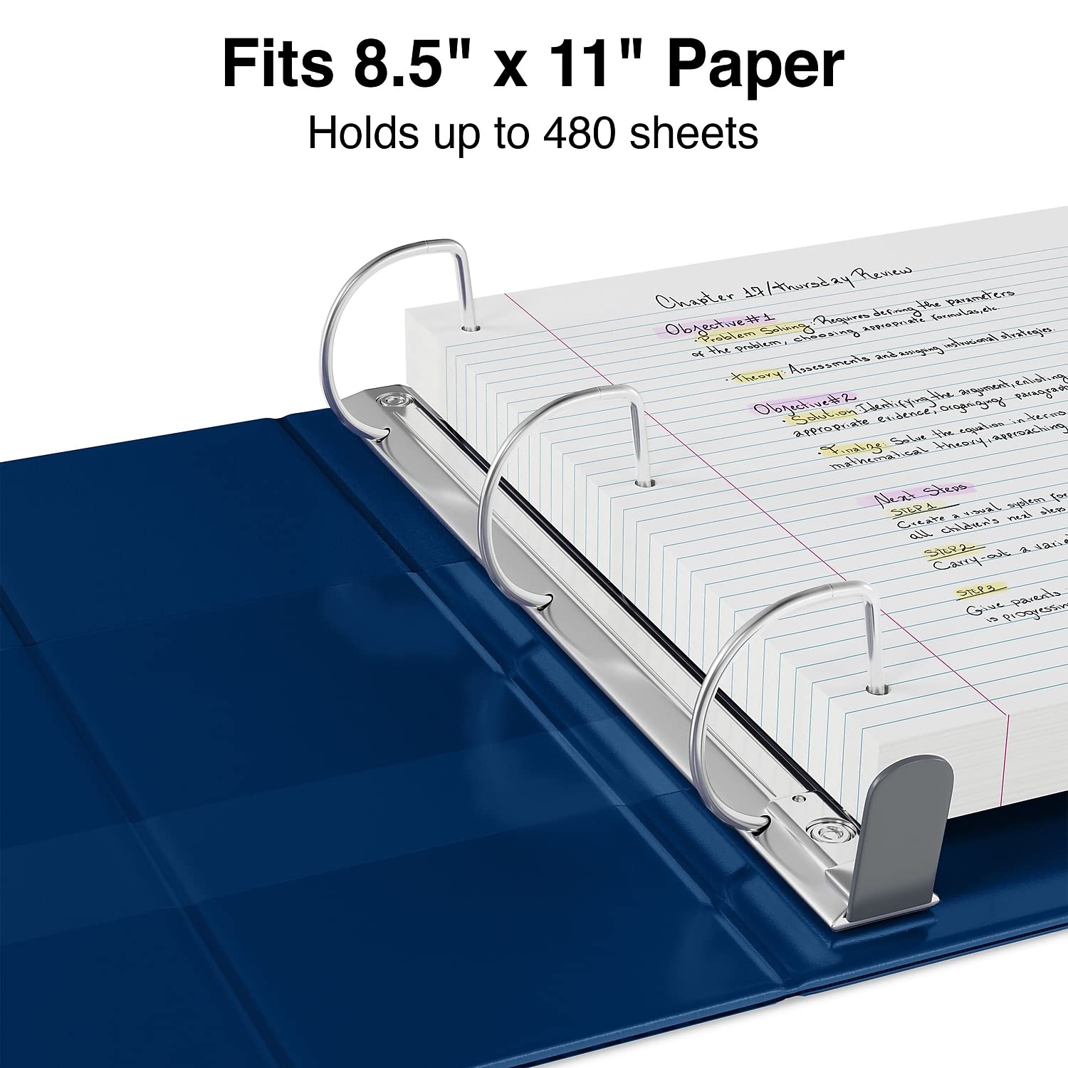 Foto 4 pulgar | View Binder Staples 82673, Resistente, 2 Pulgadas Y 3 Anillos, Azul - Venta Internacional.