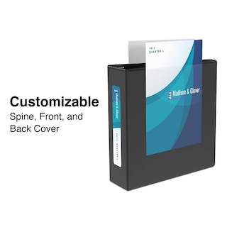 Foto 2 | Binder Staples Heavy-duty Con Vista De 3 Anillas, 1.5 Pulgadas, Color Negro, Paquete De 3 - Venta Internacional.