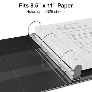 Foto 3 | Binder Staples Heavy-duty Con Vista De 3 Anillas, 1.5 Pulgadas, Color Negro, Paquete De 3 - Venta Internacional.