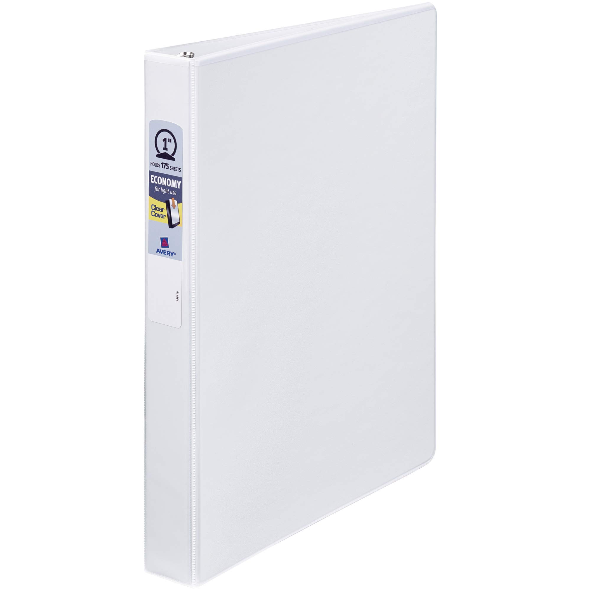 Binder Avery Economy View De 3 Anillas Y 1 Anilla Redonda, Color Blanco - Venta Internacional.