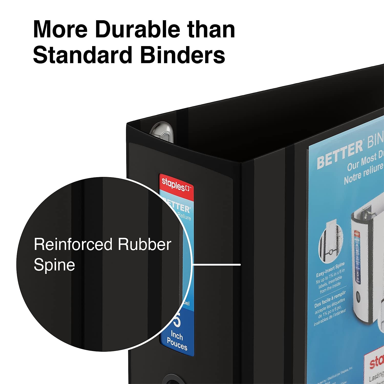 Foto 6 pulgar | Binder Staples Better Heavy-duty View, 5 Pulgadas Y 1000 Hojas - Venta Internacional.