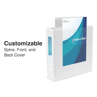 Foto 2 | Binder Staples Heavy Duty Con Vista De 3 Anillas, 1 Pulgada, Color Blanco, Paquete De 3 - Venta Internacional.