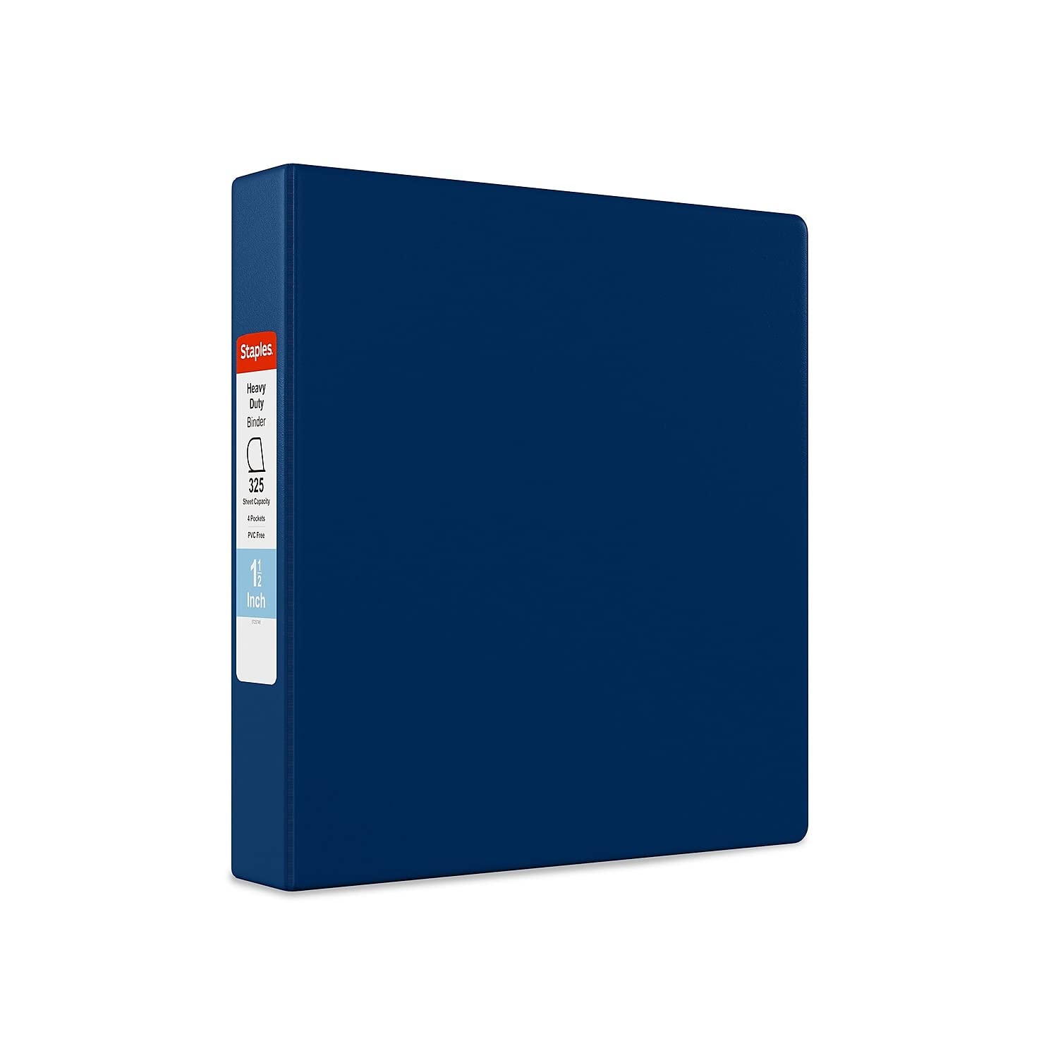 Binder Staples Heavy Duty, 3 Anillas, No Se Ven, 1.5 Pulgadas, Azul - Venta Internacional.