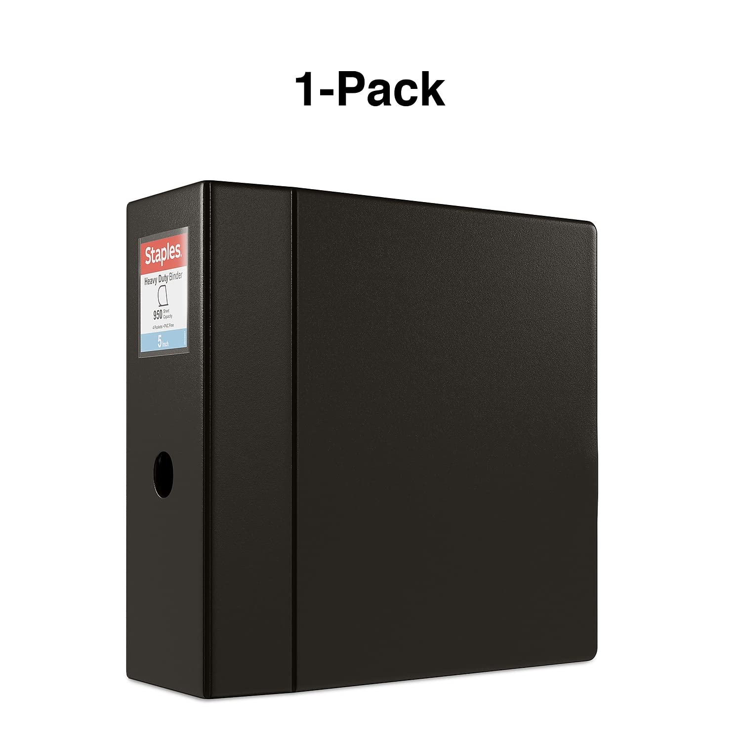 Foto 6 pulgar | Binder Staples Heavy Duty, 3 Anillas, No Se Ven, 5 Pulgadas, Color Negro - Venta Internacional.