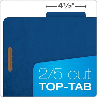 Foto 6 | Carpetas De Clasificación Pendaflex Azul Oscuro Tamaño Carta X10 - Venta Internacional.