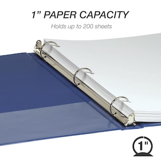Foto 3 | Carpeta De Almacenamiento De Documentos Samsill De 1 Pulgada Con 200-225 Hojas - Venta Internacional.