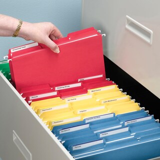 Foto 7 | Carpetas Para Archivos Smead, Tamaño Estándar, Tamaño 1/3, Letras Rojas, 100 Unidades - Venta Internacional.