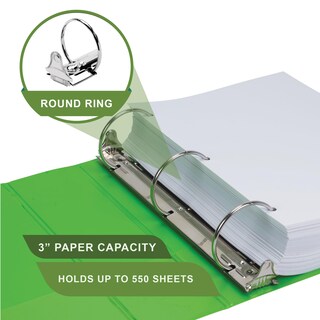Foto 5 | View Binder Samsill, A Base De Plantas, Duradero, De 3 Pulgadas, Paquete De 4 - Venta Internacional.
