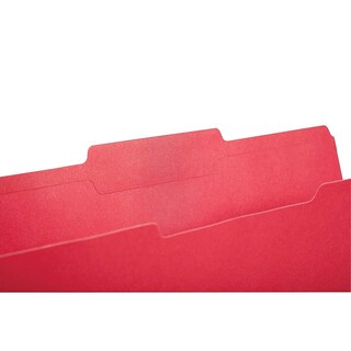 Foto 5 | Carpeta Staples 807780 Con Lengüeta Reforzada De Color, Tamaño Legal, Roja - Venta Internacional.