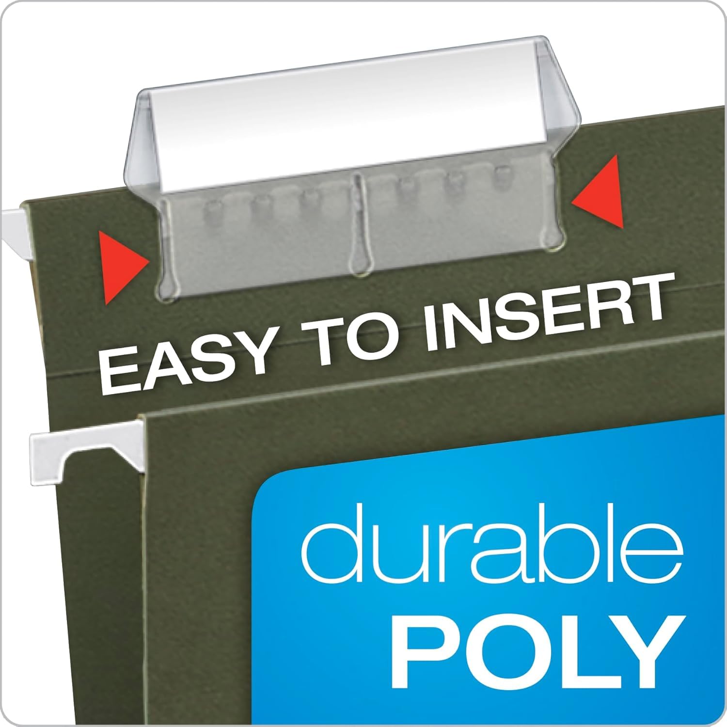 Foto 4 | Carpeta De Archivos Pendaflex, 100 Juegos De Pestañas Con Insertos De 1/5 Pulgadas, Transparentes - Venta Internacional