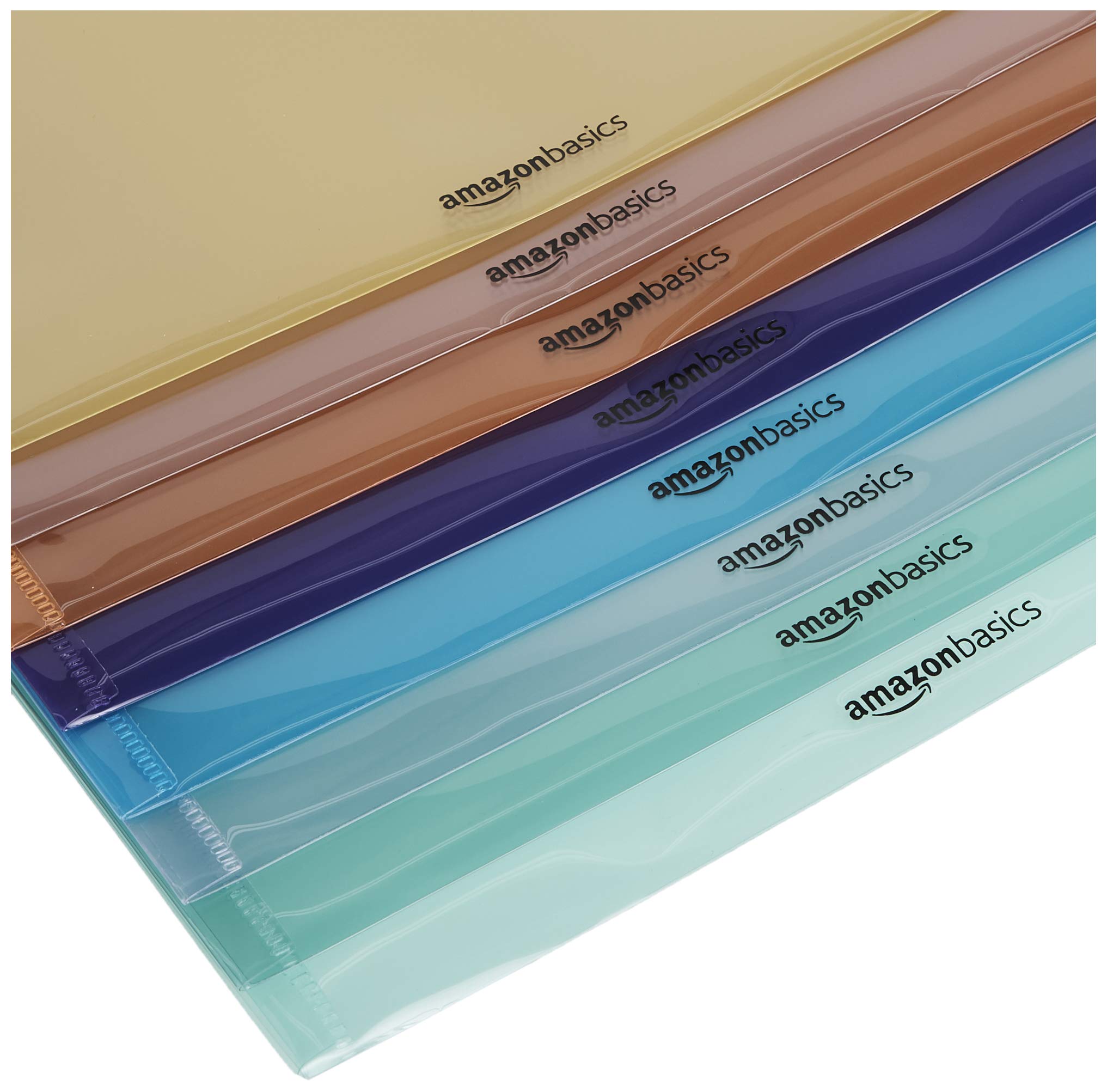 Foto 6 pulgar | Separadores De Plástico Amazon Basics, Juego De 8 Pestañas, Tamaño Carta X36 - Venta Internacional.
