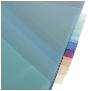 Foto 6 | Separadores De Plástico Amazon Basics, Juego De 8 Pestañas, Tamaño Carta X36 - Venta Internacional.