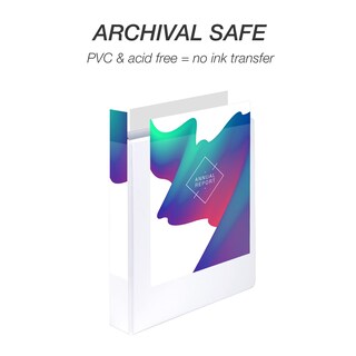Foto 5 | Binder Samsill Economy, 1.5 Pulgadas, 3 Anillos Blancos, Paquete De 6 - Venta Internacional.