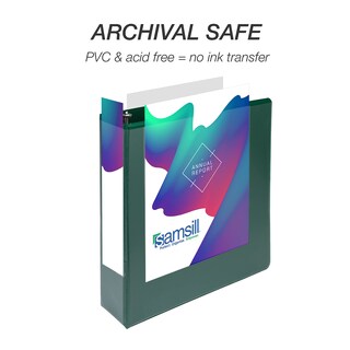 Foto 5 | Binder Samsill - Anillo Duradero En D De 2 Pulgadas (4 Unidades), Color Verde - Venta Internacional.