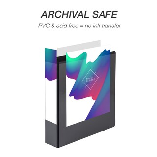 Foto 5 | Binder Samsill Economy, 1.5 Pulgadas, 3 Anillos Negros, Paquete De 6 - Venta Internacional.