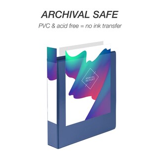 Foto 5 | Binder Samsill Economy, 1.5 Pulgadas, 3 Anillos, Azul, Paquete De 4 - Venta Internacional.