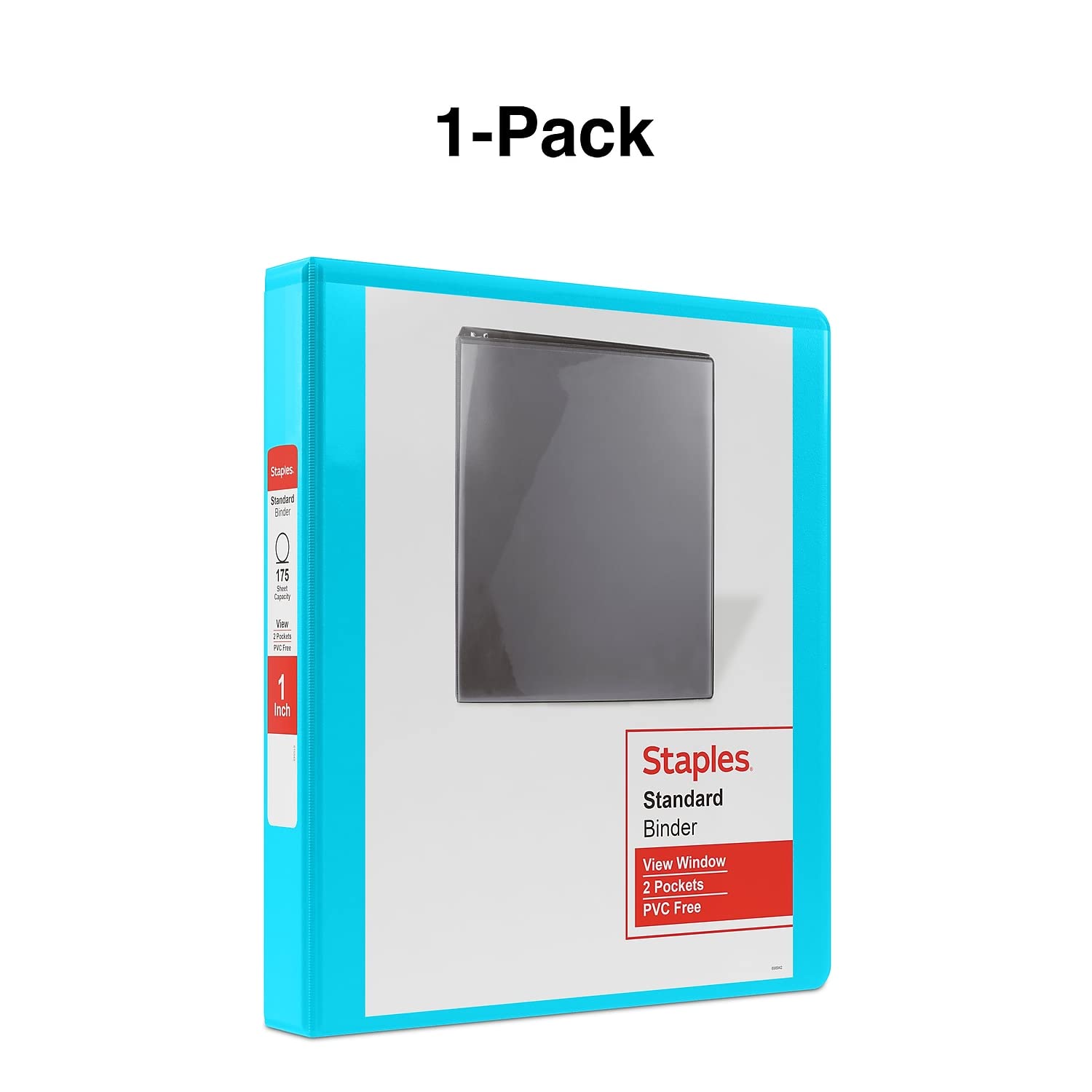Foto 8 pulgar | Ver Binder Staples Standard 1, 3 Anillas, 220 Hojas, Color Verde Azulado - Venta Internacional.