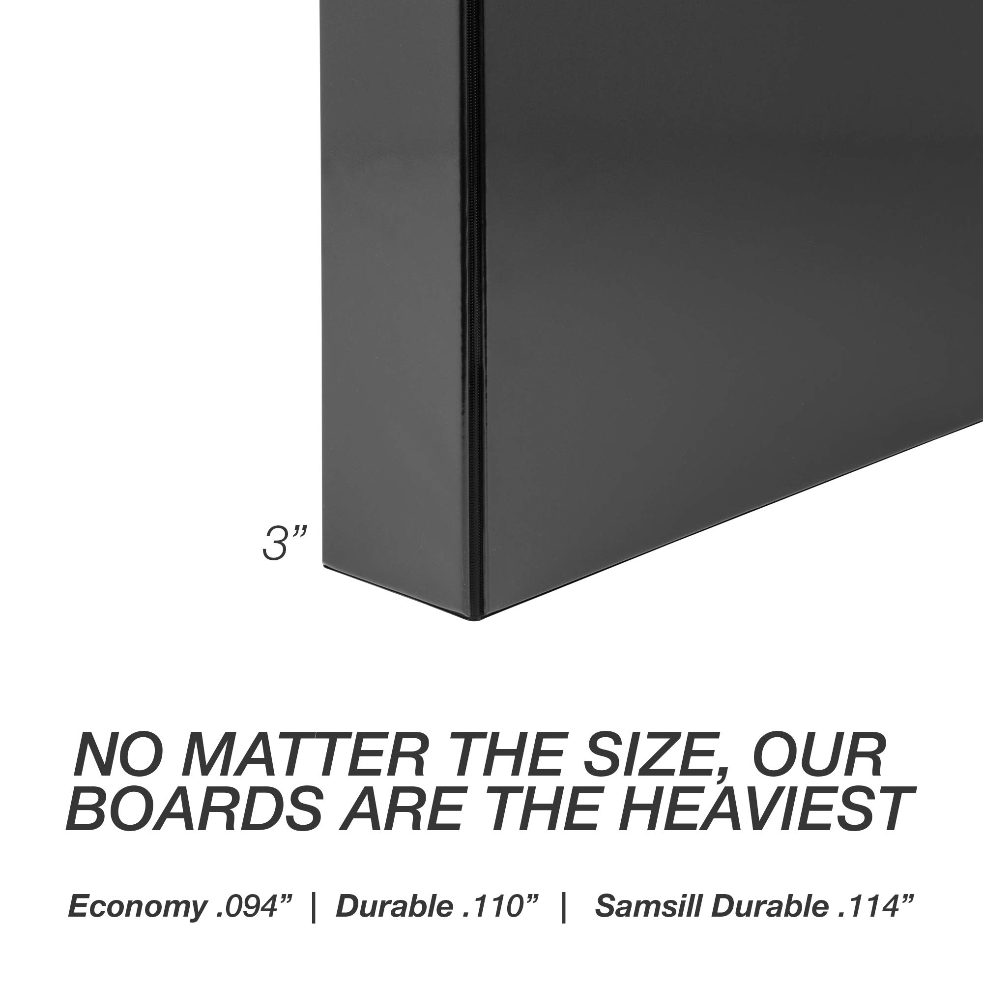 Foto 2 | Binder Samsill - Anillo Duradero En D De 3 Pulgadas (2 Unidades), Color Blanco - Venta Internacional.