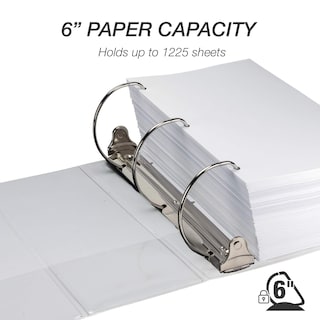 Foto 3 | Binder Samsill - Anillo Duradero (15 Cm, 3 Anillas, Cierre En D, 2 Unidades), Color Blanco - Venta Internacional.
