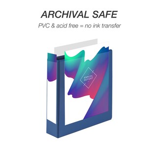 Foto 5 | Binder Samsill Economy, 2 Pulgadas, 3 Anillos, Azul, Paquete De 4 - Venta Internacional.