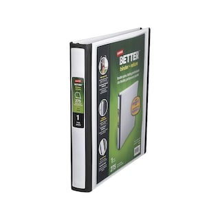 Foto 2 | Anillas En D De Binder Staples Better View, Color Blanco, 275 Hojas - Venta Internacional.
