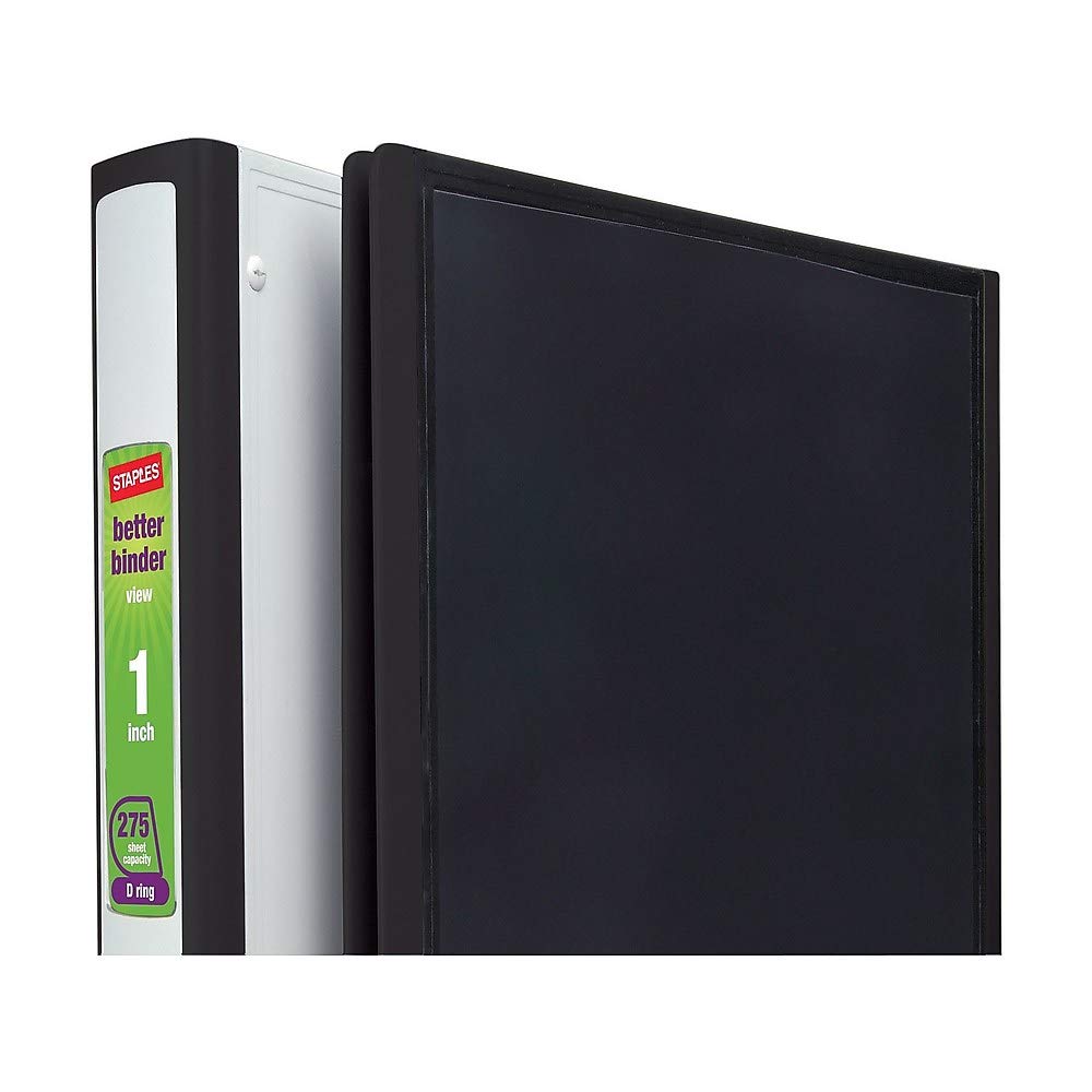 Foto 4 pulgar | Anillas En D De Binder Staples Better View, Color Blanco, 275 Hojas - Venta Internacional.