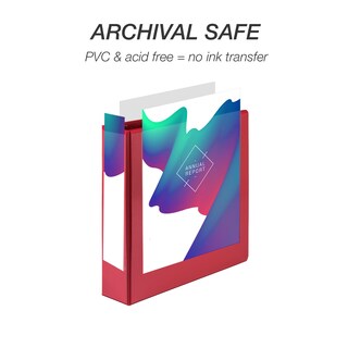 Foto 5 | Binder Samsill Economy, 2 Pulgadas, 3 Anillos, Rojo, Paquete De 4 - Venta Internacional.