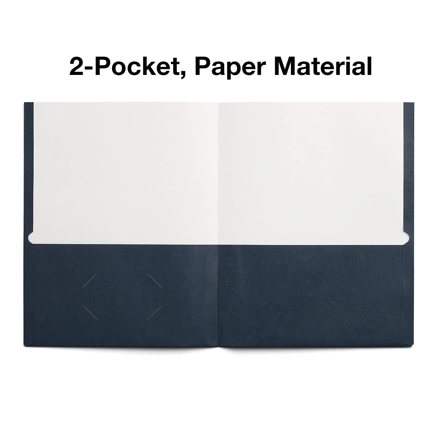 Foto 4 pulgar | Carpeta De Bolsillo Staples, 25 Unidades, 25 Unidades, Color Azul Marino, Grado 2 - Venta Internacional.