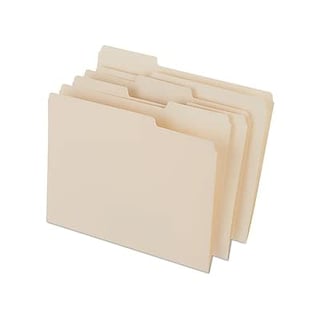 Foto 1 | Carpeta De Archivos Staples, Gruesa, Con Lengüeta Cortada 1/3, Tamaño Carta - Venta Internacional.