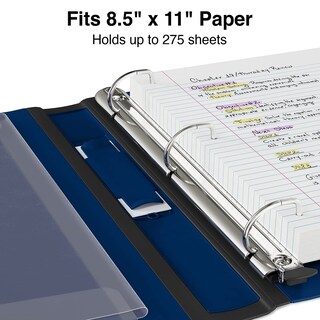 Foto 4 | Binder Staples Better, 2,54 Cm De Profundidad, 3 Anillas, 275 Hojas, Azul - Venta Internacional.