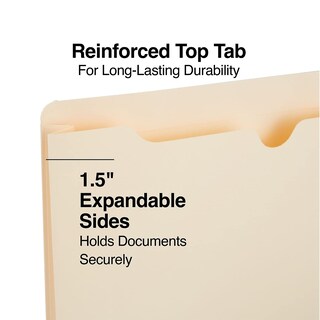 Foto 3 | File Jackets Staples 119172 Con Lengüeta Reforzada De 3,8 Cm De Ancho - Venta Internacional.