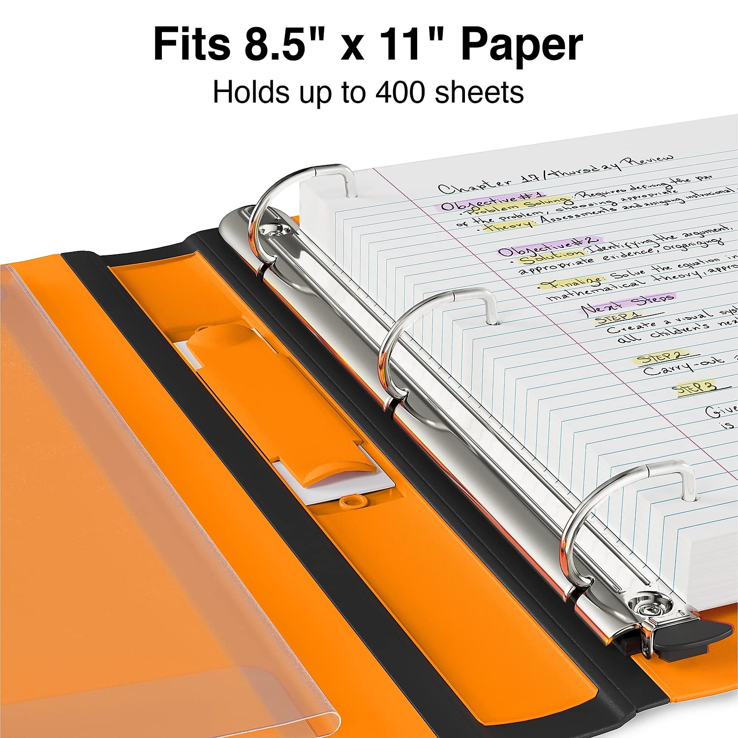 Foto 5 pulgar | Binder Staples 651861, 3 Anillos Better, 1.5 Pulgadas, Naranja - Venta Internacional.