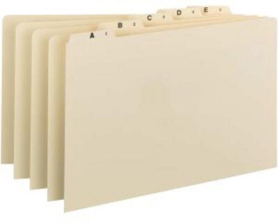 Foto 1 | File Guides Smead Heavyweight 1/5 Lengüetas, Tamaño Legal, Juego De 25 - Venta Internacional.