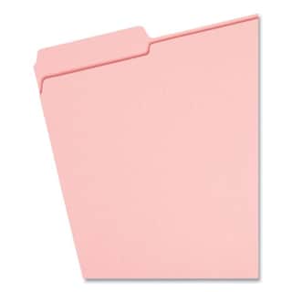 Foto 4 | Carpeta Para Archivos Smead, Con Lengüeta Reforzada De 1/3, Tamaño Carta, Color Rosa - Venta Internacional.