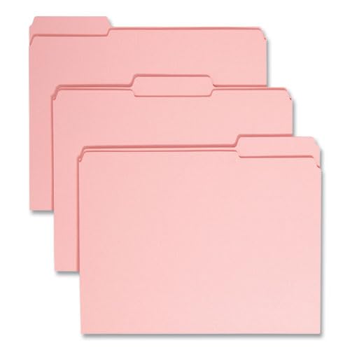 Foto 6 pulgar | Carpeta Para Archivos Smead, Con Lengüeta Reforzada De 1/3, Tamaño Carta, Color Rosa - Venta Internacional.